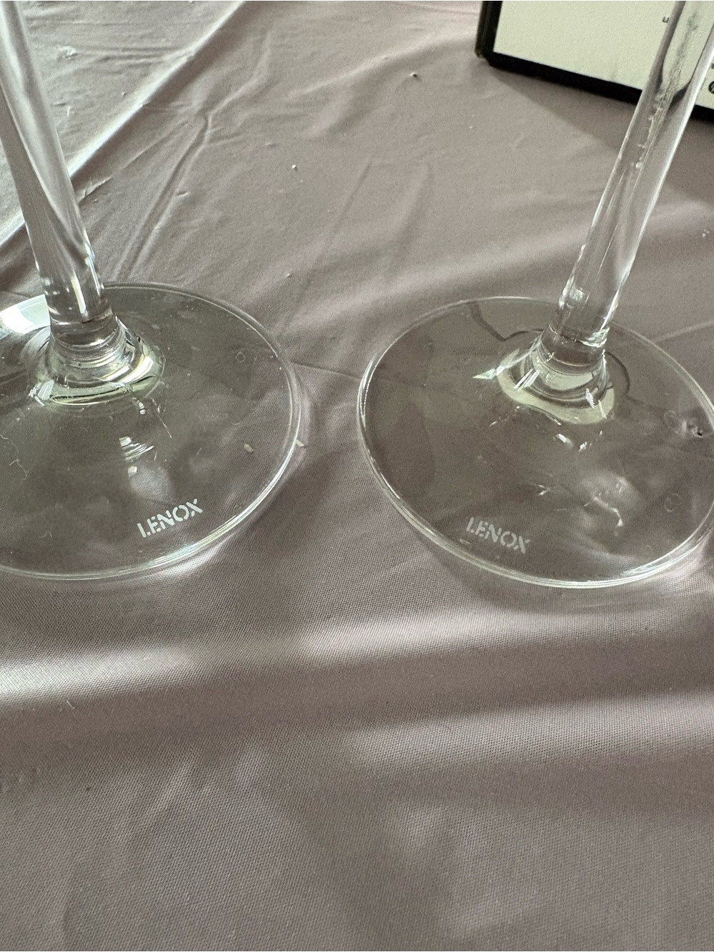 Lenox Silver Peony Toasting Flute Set - Picture 2 of 7